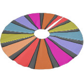 クリスマス-サーカスの大テントのためのサーカスの芸術 ブラッシュドポリエステルツリースカート (アングル)