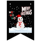 クリスマス・ザ・スノーマン・バンティング・バナー バンティングフラッグ (第3の旗)