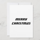 クリスマス・ザ・スノーマン 誘い状 招待状 (裏面)