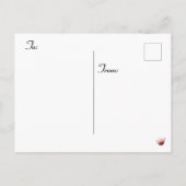 クリスマス・シェパード ポストカード (裏面)