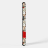 クリスマス シカ スマホケース | 名前 イニシャル 入り iPhoneケース (右側面)