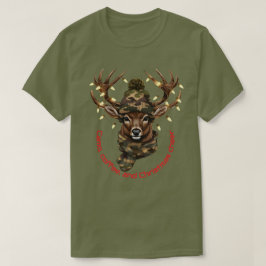 クリスマス シカ Tシャツ