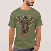 クリスマス シカ Tシャツ (正面)