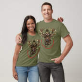 クリスマス シカ Tシャツ (ユニセックス)