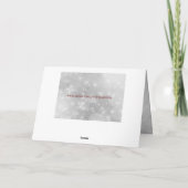 クリスマス・シスター&ブラザー・イン・ザ・マイル カード (裏面)