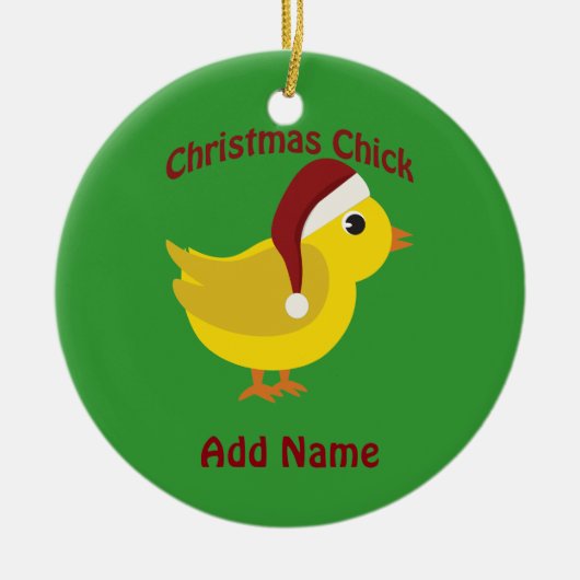 クリスマス・シック セラミックオーナメント (正面)