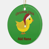 クリスマス・シック セラミックオーナメント (左)