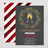クリスマス・シップシー・テーマパーティーの招待状 招待状 (正面/裏面)