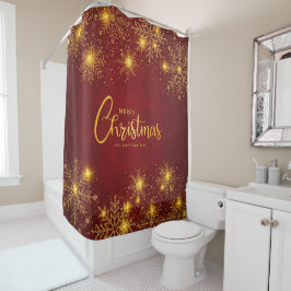 クリスマス シャワーカーテン