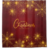 クリスマス シャワーカーテン (正面)