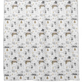 クリスマス シャワーカーテン (正面)