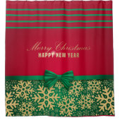 クリスマス シャワーカーテン (正面)