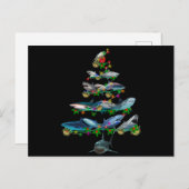 クリスマス·シャークと結婚する シーズンポストカード (正面/裏面)