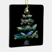 クリスマス·シャークと結婚する セラミックオーナメント (右)