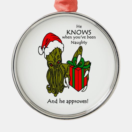 クリスマス・シュトゥルフ メタルオーナメント (正面)