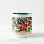 クリスマス-シュナウツァー-ペチュニア ツートーンマグカップ (中央)