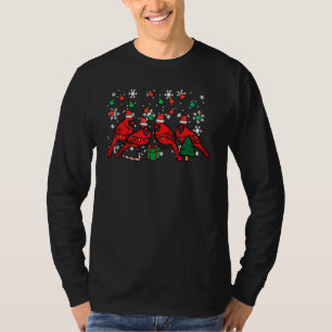 クリスマス ショウジョウコウカンチョウ サンタ かわいい Xmas メンズ レディース Tシャツ