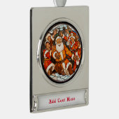 クリスマス シルバープレートバナーオーナメント (右)