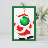 クリスマス シークレットサンタ ギフトカード 招待状 (スタンド正面)