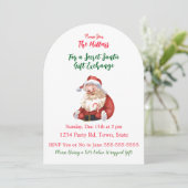 クリスマス シークレットサンタ パーティー 招待状 (スタンド正面)