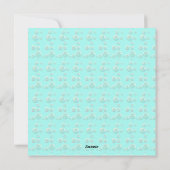 クリスマス・シーシェル・ヒトデ・パール・バブル シーズンカード (裏面)