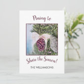 クリスマス・シーズンの共有へのピニング シーズンカード (スタンド正面)