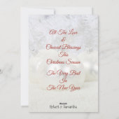 クリスマス・シーズンをお迎えします。 シーズンカード (裏面)