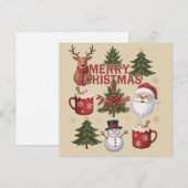 クリスマス シーズン到来！ クリスマス ツリー サンタ ラテ  Xmas (正面/裏面)