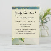 クリスマス シーン ホリー 雪 冬 招待状 (スタンド正面)