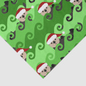 クリスマス·シー·ターズ·グリーン·ウェーブ 薄葉紙 (詳細)