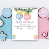 クリスマス・ジェンダーが少年または少女のグラフを明らかにする ポスター