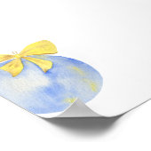 クリスマス・ジェンダーが少年または少女のグラフを明らかにする ポスター (角)