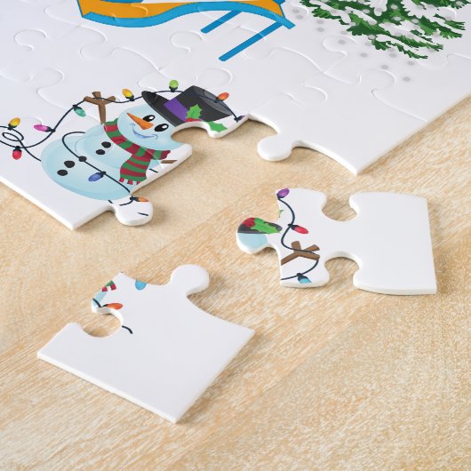 クリスマス ジグソーパズル (側面)