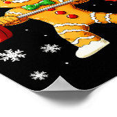 クリスマス ジム ジンジャーブレッド ジンジャッシュレッド Xmas ワークアウト ポスター (角)