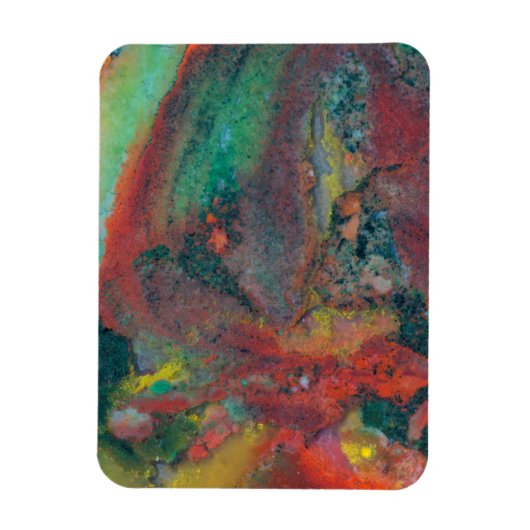 クリスマス・ジャスパーの接写 マグネット (縦)