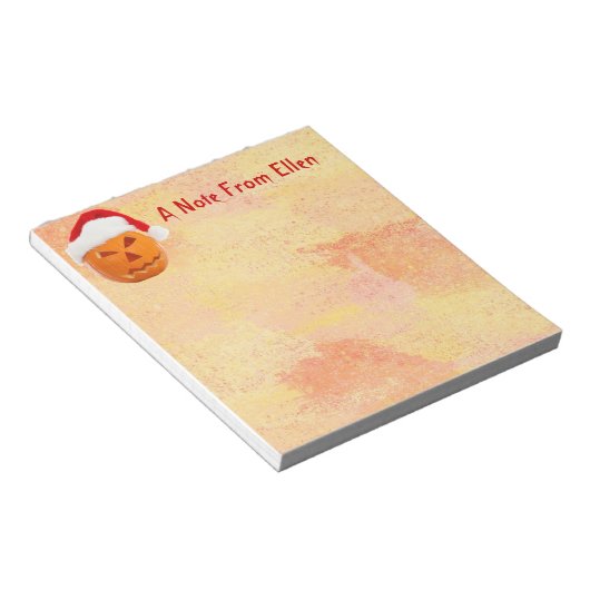 クリスマス・ジャック・オランタン ノートパッド (アングル)