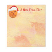 クリスマス・ジャック・オランタン ノートパッド (正面)