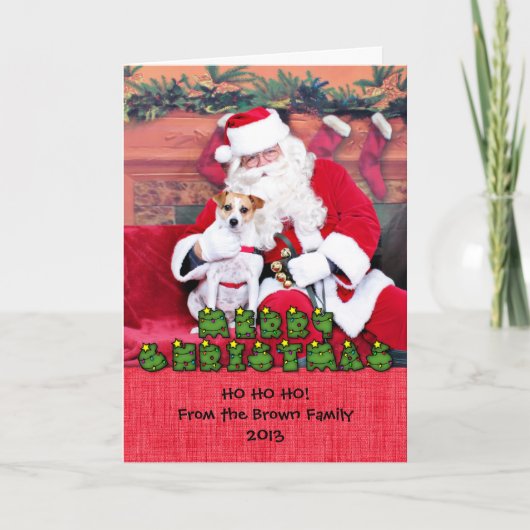 クリスマス – ジャック・ラッセル – トレイ (正面)