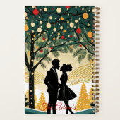 クリスマス・ジャーナル「明るい休日の夜」 ノートブック (裏面)