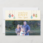 クリスマス・ジョイオーナメント写真 シーズンカード (裏面)