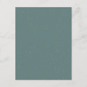 クリスマス・ジョイ |ウィンターウォーターカラーゲスト詳細 エンクロージャーカード (裏面)