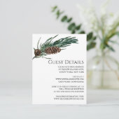 クリスマス・ジョイ |ウィンターウォーターカラーゲスト詳細 エンクロージャーカード (スタンド正面)