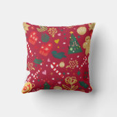 クリスマス・ジョイ クッション (裏面)
