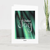 クリスマス・ジョイ シーズンカード (裏面)