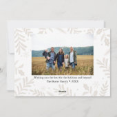 クリスマス・ジョイ シーズンカード (裏面)