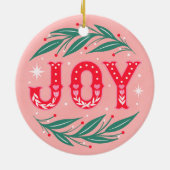 クリスマス・ジョイ セラミックオーナメント (裏面)