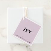 クリスマス・ジョイ |ソフト薄紫パープルミニマルシンプル フェイバータグ (インサイチュ)