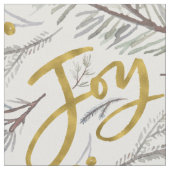 クリスマス・ジョイ ファブリック (クローズアップ)
