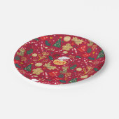 クリスマス・ジョイ ペーパープレート (アングル)