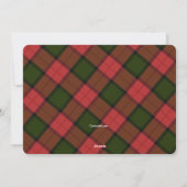 クリスマス・ジョイ・ホリデー誕生のお知らせ シーズンカード (裏面)